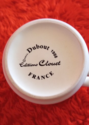 Beyaz Uyuyan Kedi Desenli Seramik Kupa - Görsel 2