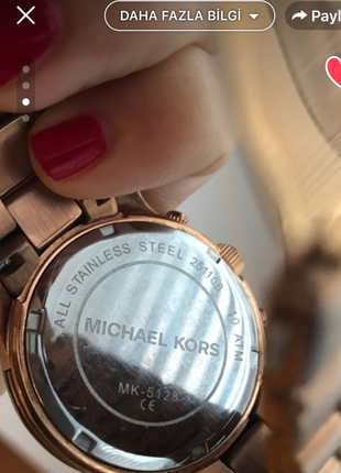 universal Beden altın Renk Micheal kors 