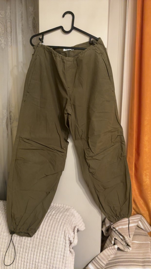 Haki Kadın kargo Pantolon - Görsel 2