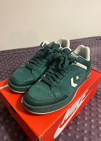 Converse Weapon Yeşil Deri Kadın Spor Ayakkabı