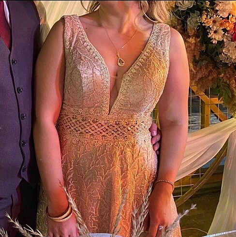 38 Beden Gold Abiye Nişanlık