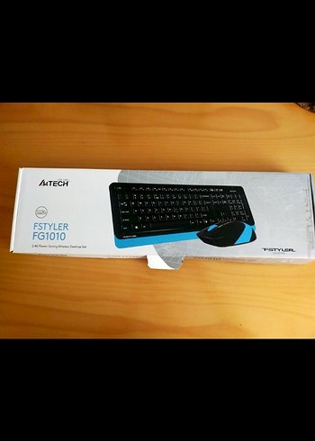 FSTYLER FG1010 Mavi Kablosuz Klavye ve Mouse