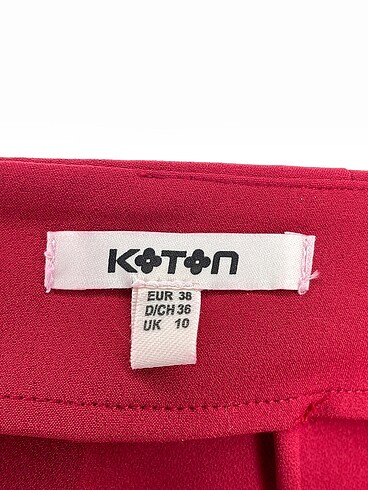 38 Beden kırmızı Renk Koton Kalem Etek %70 İndirimli.