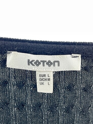 l Beden siyah Renk Koton Hırka %70 İndirimli.