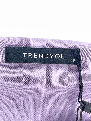 36 Beden mor Renk Trendyol & Milla Uzun Elbise %70 İndirimli.