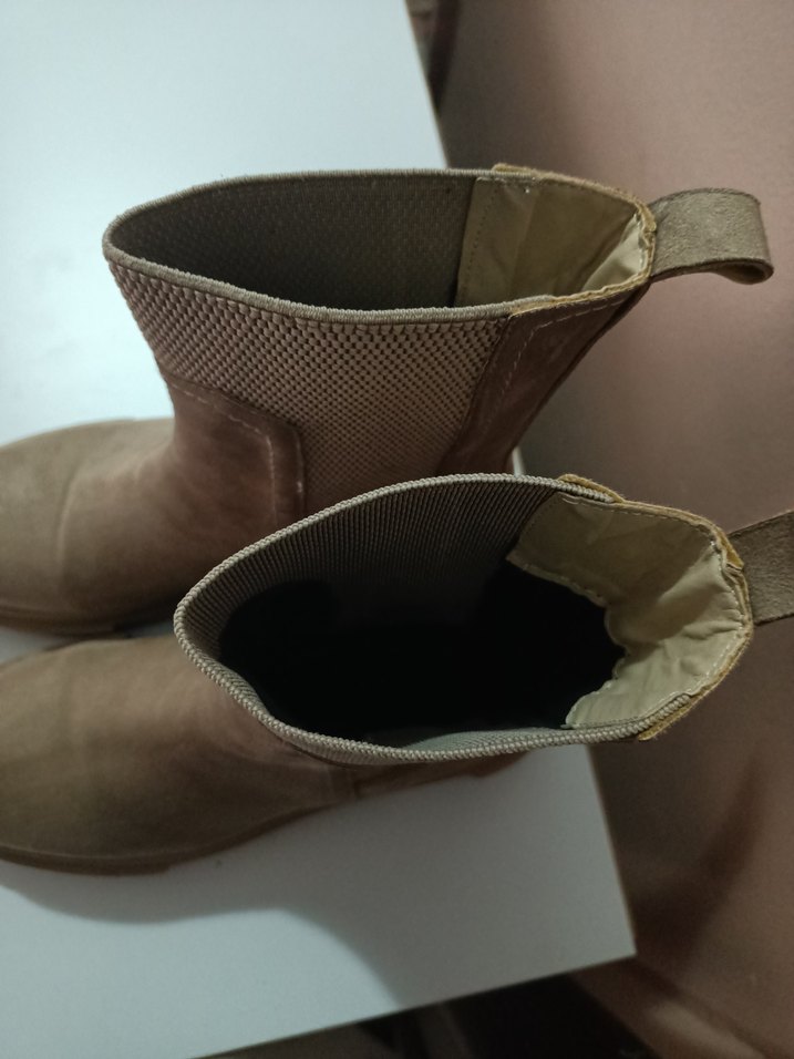 Kahverengi Süet Kadın Günlük Bot - Görsel 5