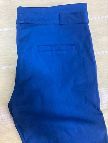 38 Beden Zara saka mavisi kumaş pantolon