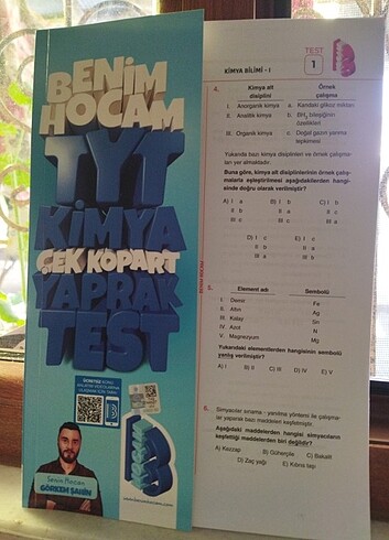 Kimya benim hocam yaprak test