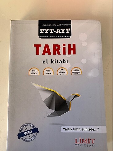 TYT AYT TARİH EL KİTABI LİMİT YAYINLARI