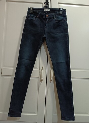 36 Beden lacivert Renk MANGO SKINNY JEAN