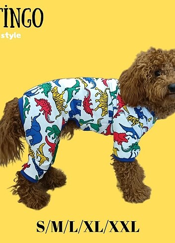 Köpek Tulum Pijama 