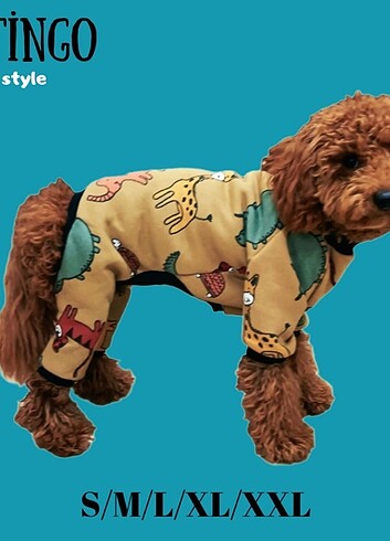 Köpek Tulum Pijama 