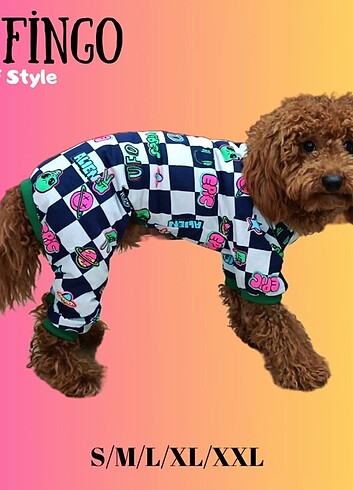 Köpek Tulum Pijama 