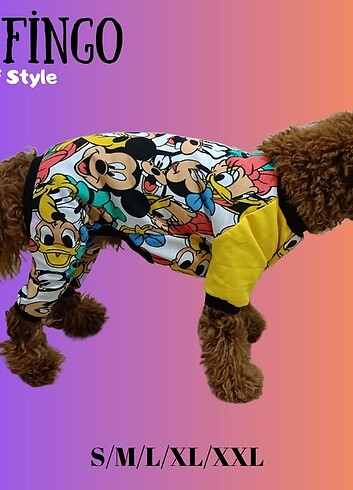 Köpek Tulum Pijama 