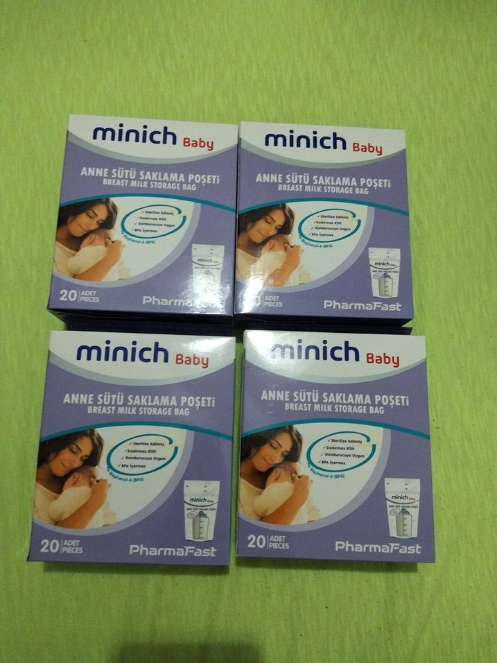 Minich Baby Anne Sütü Saklama Poşeti 20'li - Görsel 2