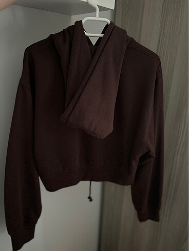 s Beden kahverengi Renk Zara sweatshirt