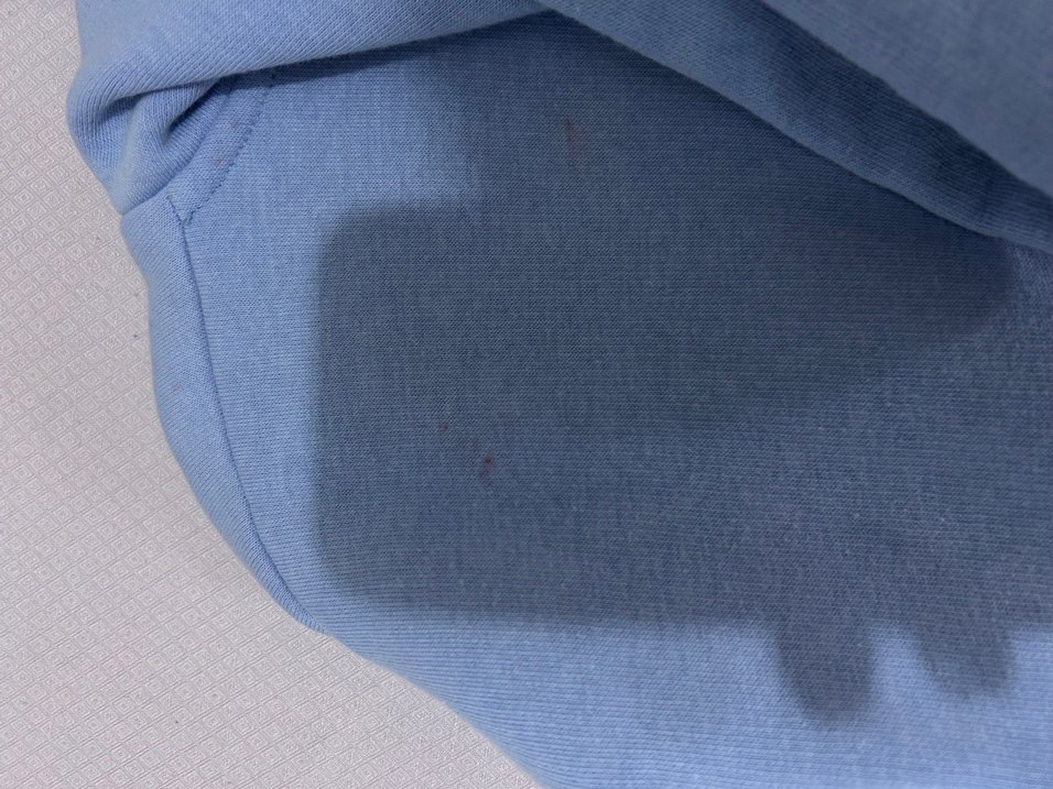 Kadın Mavi Kapüşonlu Sweatshirt - Görsel 4