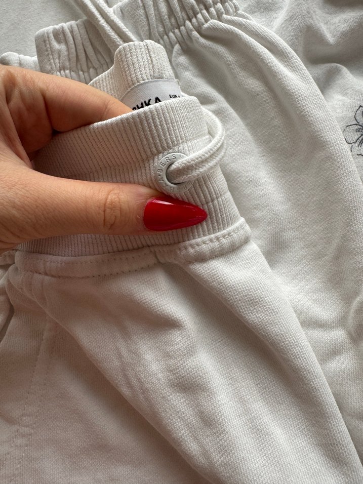 Bershka Beyaz Eşofman - Görsel 3