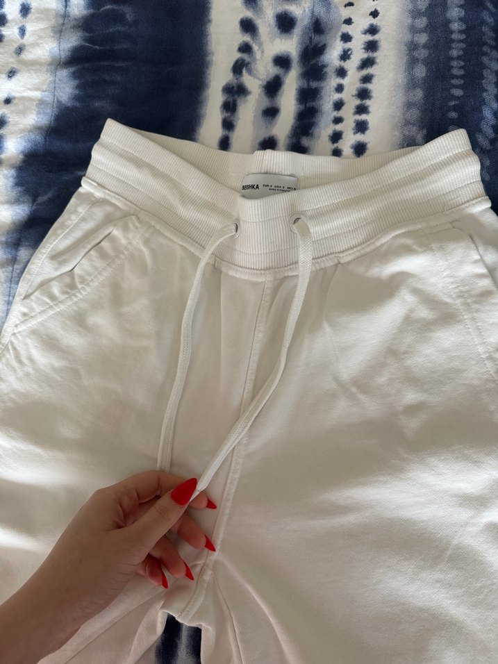 Bershka Beyaz Eşofman - Görsel 2