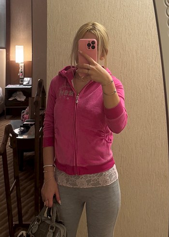 Pembe Payetli Nakışlı baby hırka - Görsel 4