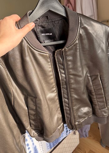Pull&bear Deri Ceket - Görsel 2