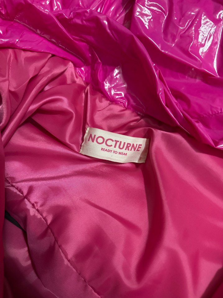 Nocturne pembe şişme mont - Görsel 3