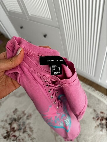 xs Beden pembe Renk Pembe ip detay bodysuit
