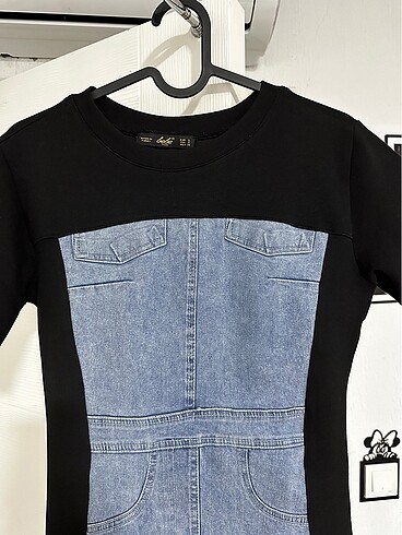 Zara Jean detay tarz elbise