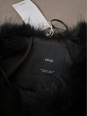Mango mango peluş kürk