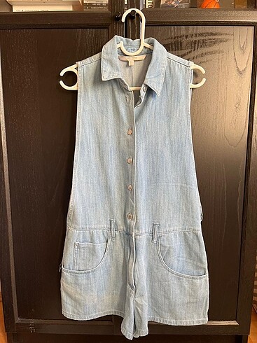 Zara Sıfır Kol Şort Tulum