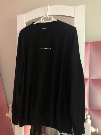 Diğer Siyah Baskılı Sweatshirt