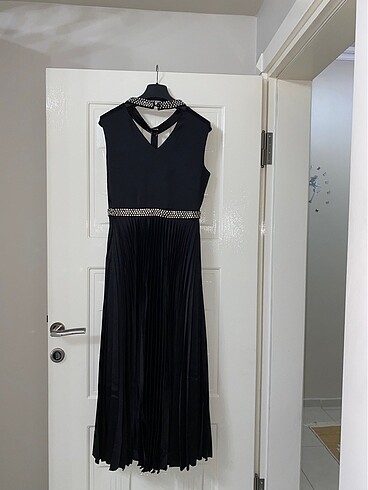 Siyah midi elbise/ black long dress