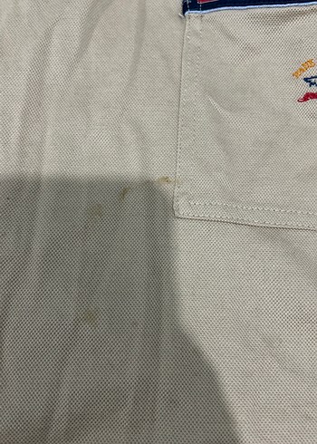 Paul&Shark Bej Erkek Polo Tişört Düğmeli Cep Detaylı