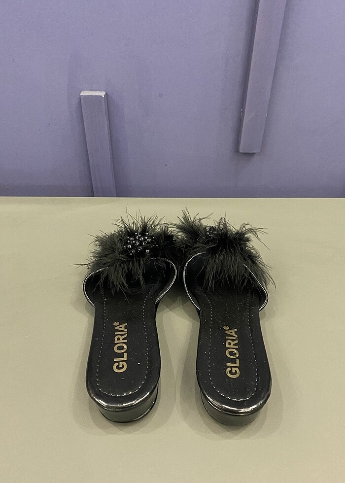 Süslü gelin bohçası terliği - Görsel 3