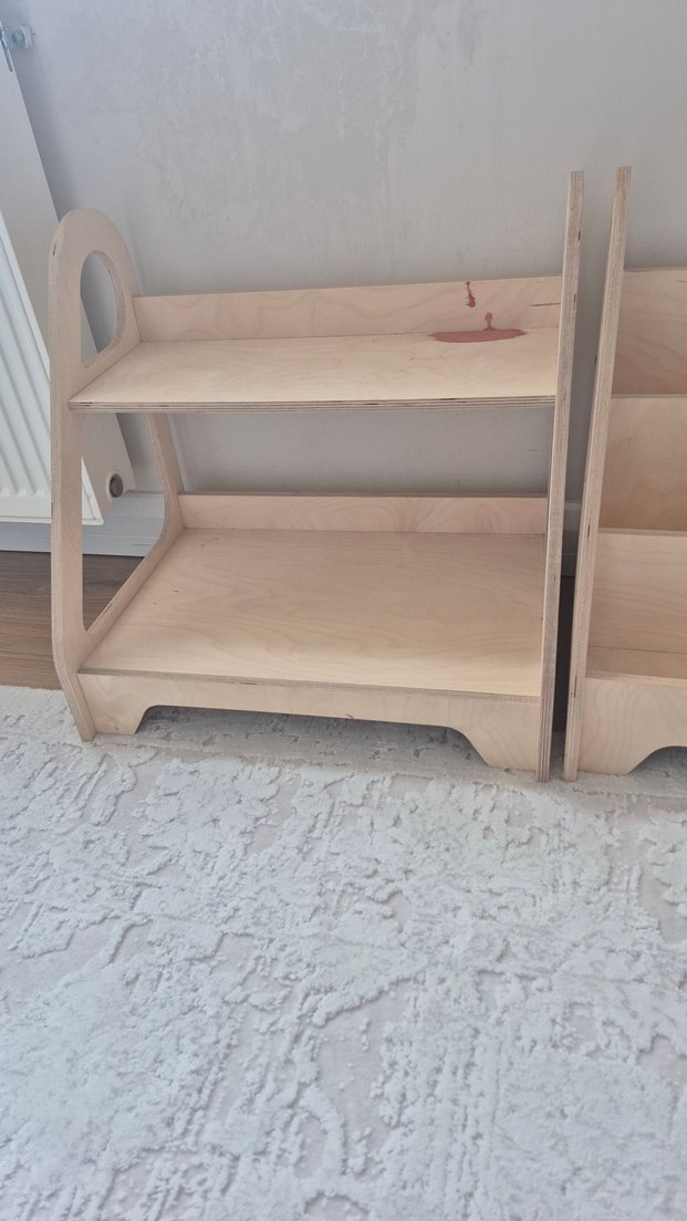 Bej Çocuk Rafı İki Raflı - Görsel 2
