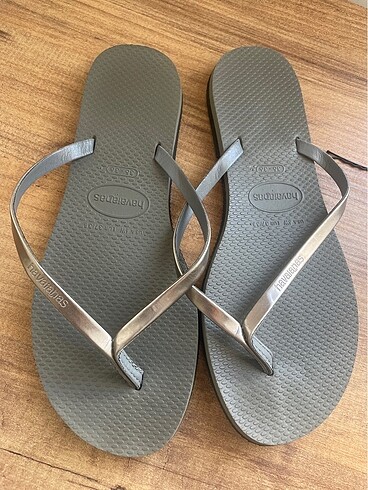 Havaianas Orjinal Gümüş İnce Bant Terlik