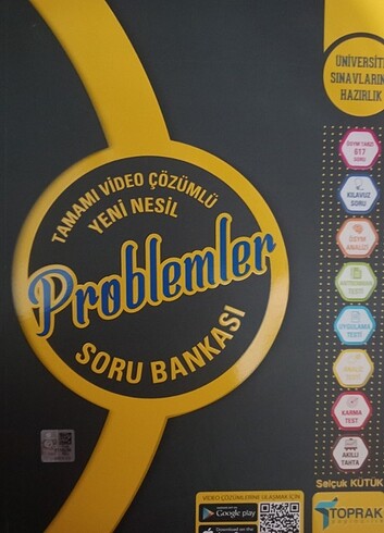 Toprak yayınları tyt problemler kitabı sıfır