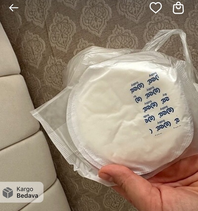 Wee Baby Klasik Göğüs Pedi Beyaz - Görsel 2