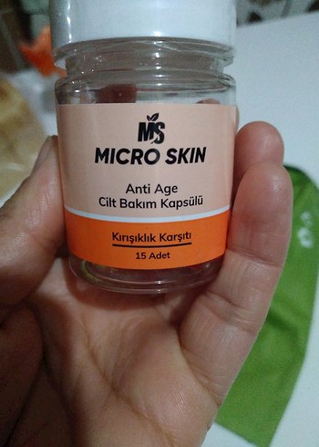 MS Micro Skin Kırışıklık Karşıtı Cilt Bakım Kapsülü - Görsel 3