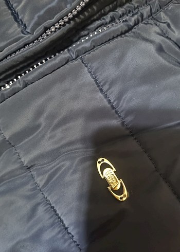 U.S Polo Assn. Lacivert Fermuarlı Kadın mont us polo assn