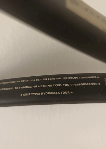Turuncu Siyah Tenis Raketi ORİJİNAL - Görsel 11