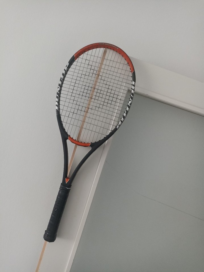 Turuncu Siyah Tenis Raketi ORİJİNAL - Görsel 3