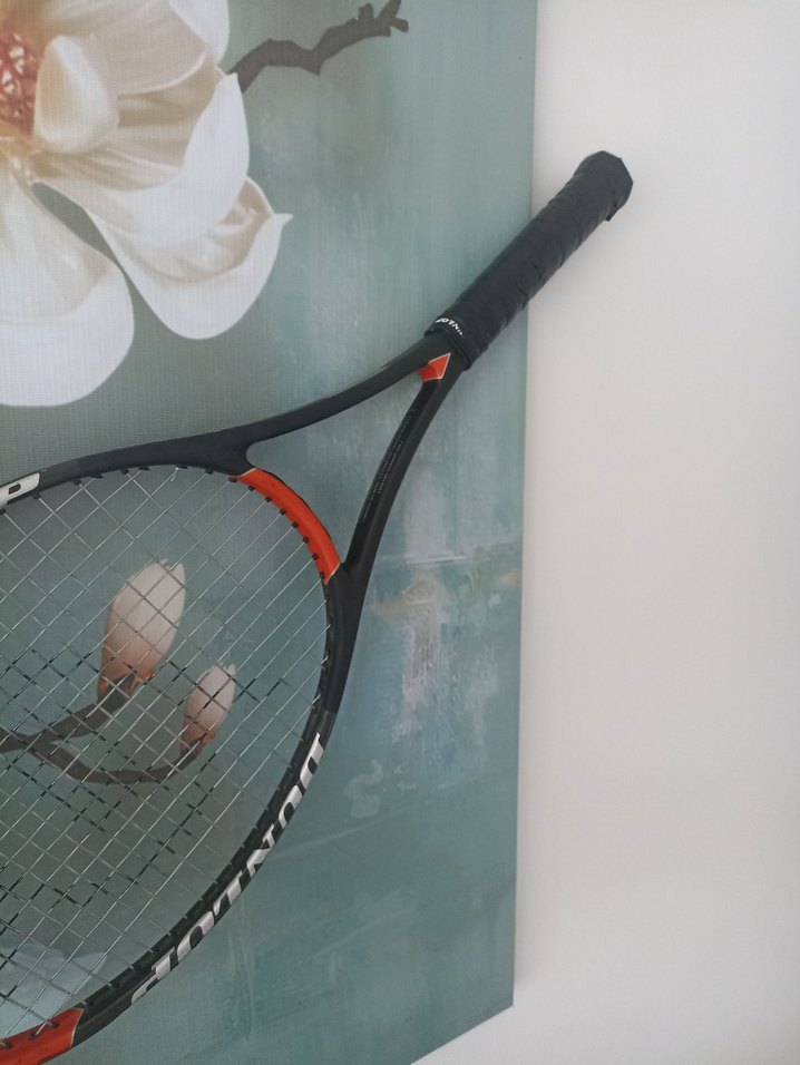 Turuncu Siyah Tenis Raketi ORİJİNAL - Görsel 2