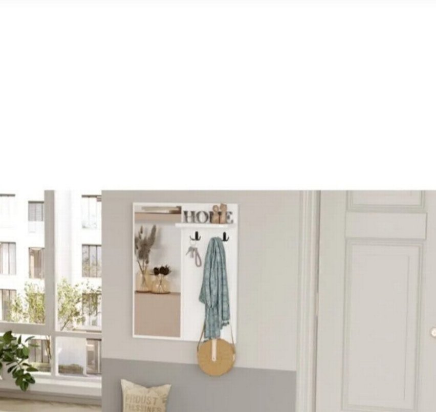 Beyaz Duvara Monte Dolap Düzenleyici - Görsel 3