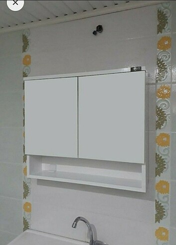 Tasarımcı ÇOK AMAÇLI RAFLI BANYO DOLABI MDF