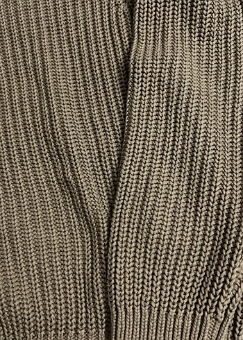 Kahverengi Örgü Kadın Kazak - Görsel 2