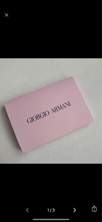Giorgio armani my way edp sample