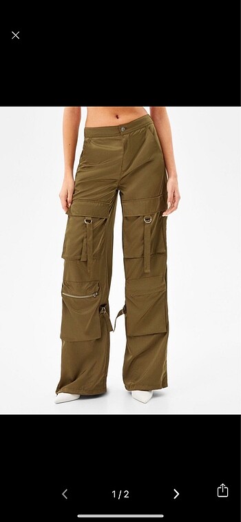 Bershka wide leg pantolon