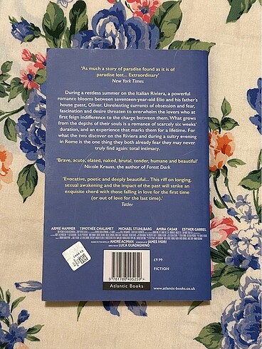  Beden Call Me By Your Name-Andre Aciman (ingilizce)