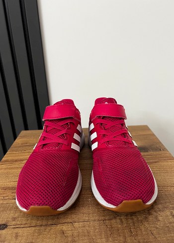 Adidas Kız Çocuk Pembe Cırtlı Spor Ayakkabı - Görsel 4